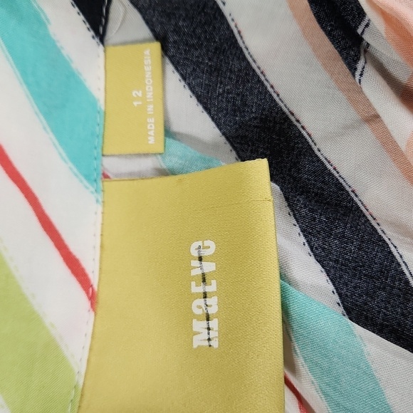 Anthropologie Maeve Tesni Swing Striped Tank Top - Picture 5 of 6